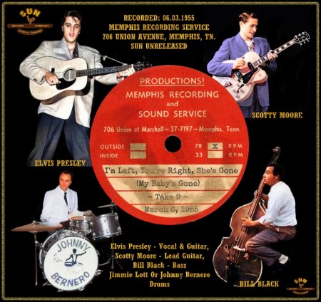 ELVIS PRESLEY - I'M LEFT YOU'RE RIGHT SHE'S GONE [SLOW, TAKE 09]