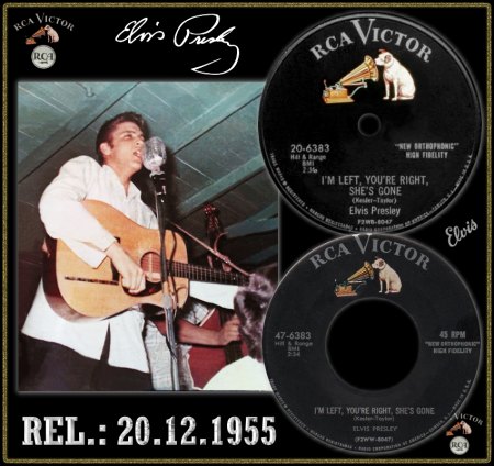 ELVIS PRESLEY - I'M LEFT YOU'RE RIGHT SHE'S GONE [RCA MASTER]