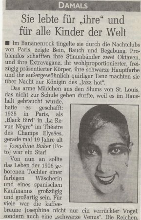 JOSEPHINE BAKER