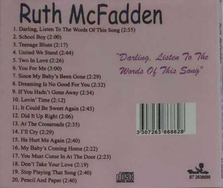 RUTH McFADDEN (Peggy Farmer)