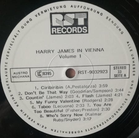 HARRY JAMES