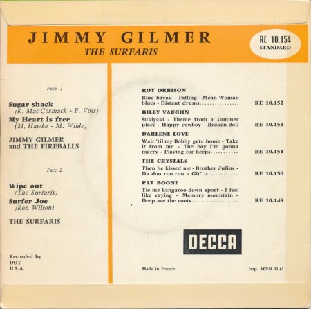 Jimmy GILMER And The Fireballs