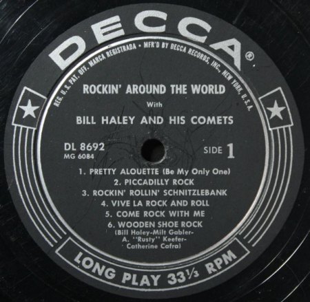 BILL HALEY - 'Rockin' Around The World' LP, EP div. Pressungen