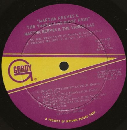 MARTHA & THE VANDELLAS