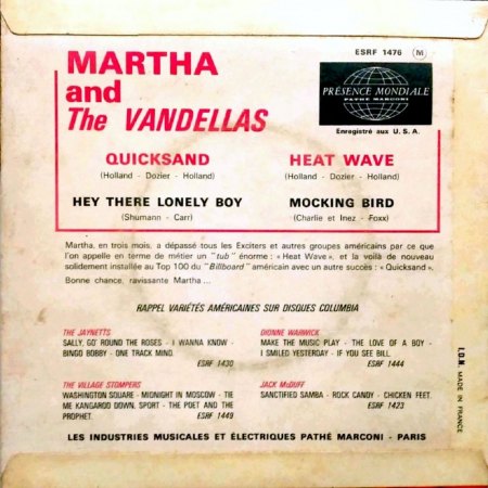 MARTHA & THE VANDELLAS