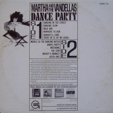 MARTHA & THE VANDELLAS