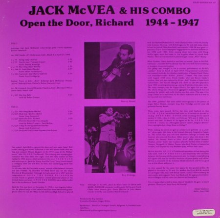 JACK McVEA - CHOP CHOP BOOM