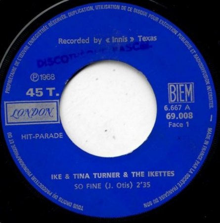 IKE & TINA TURNER, IKETTES - Bio & Disco