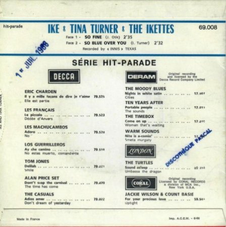 IKE & TINA TURNER, IKETTES - Bio & Disco