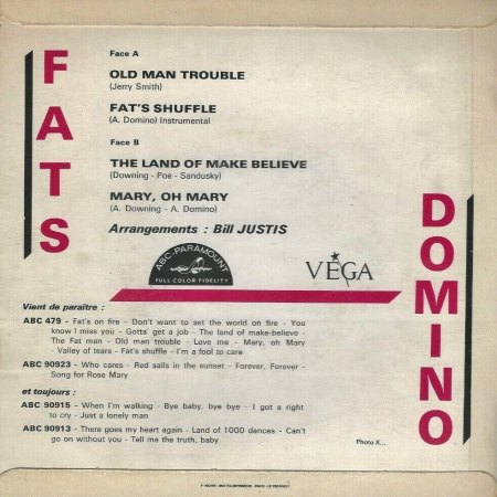 FATS DOMINO - EPs weltweit