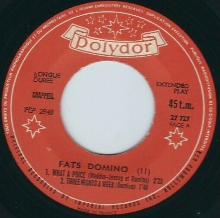FATS DOMINO - EPs weltweit