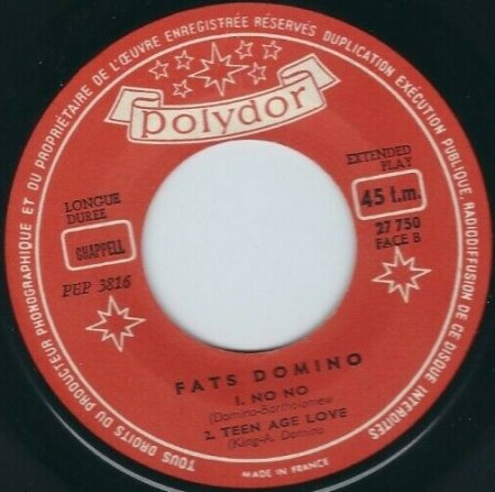 Fats Domino auf Polydor (und London Lateinamerika)