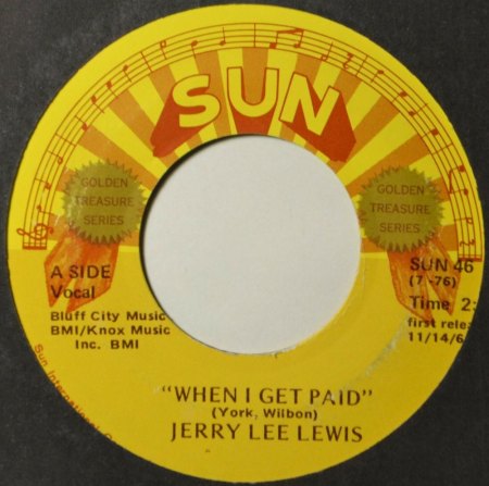JERRY LEE LEWIS - SUN SINGLES