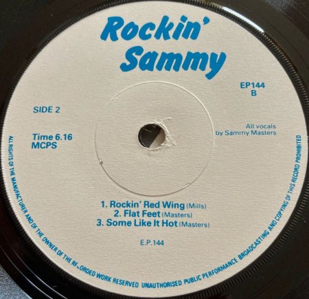 SAMMY MASTERS