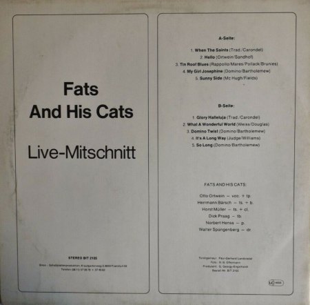 FATS AND HIS CATS
