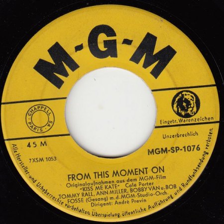 FROM THIS MOMENT ON
