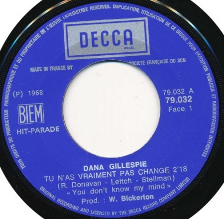 DANA GILLESPIE