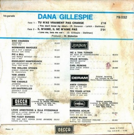 DANA GILLESPIE