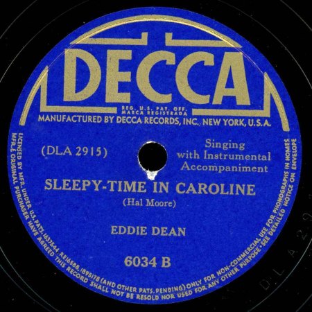 EDDIE DEAN