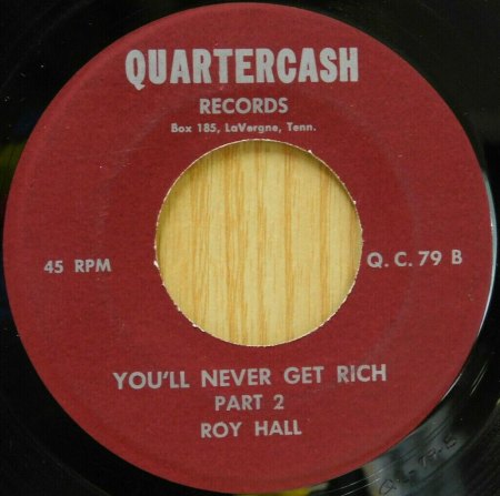 ROY HALL - Rockabilly-Star im Hintergrund