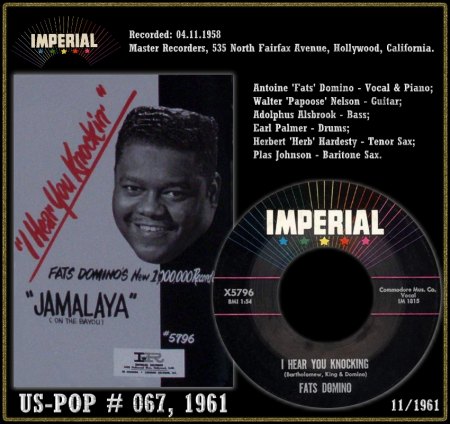 FATS DOMINO - I HEAR YOU KNOCKING