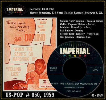 FATS DOMINO - WHEN THE SAINTS GO MARCHING IN