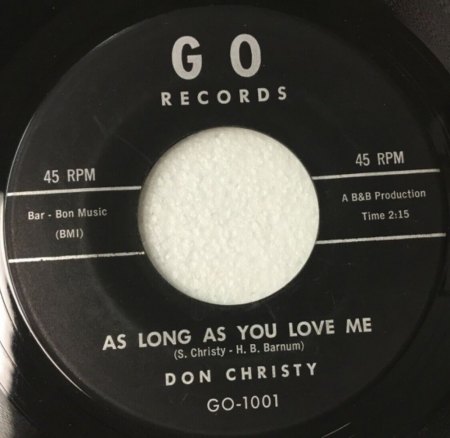 SONNY BONO in der Rocknroll-Ära