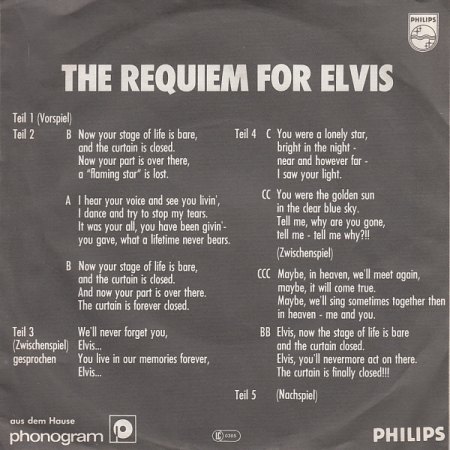 ELVIS - Tribute Singles