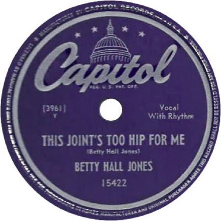 BETTY HALL JONES