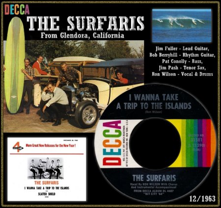 SURFARIS - I WANNA TAKE A TRIP TO THE ISLANDS