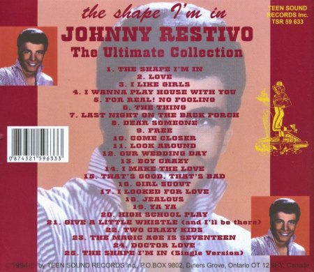 JOHNNY RESTIVO-Wo ist "The Shape I'm In" ?