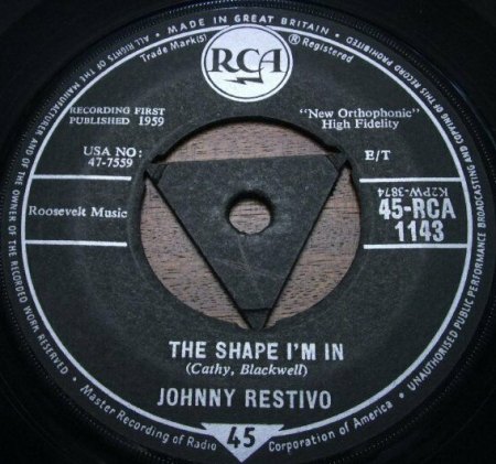 JOHNNY RESTIVO-Wo ist "The Shape I'm In" ?