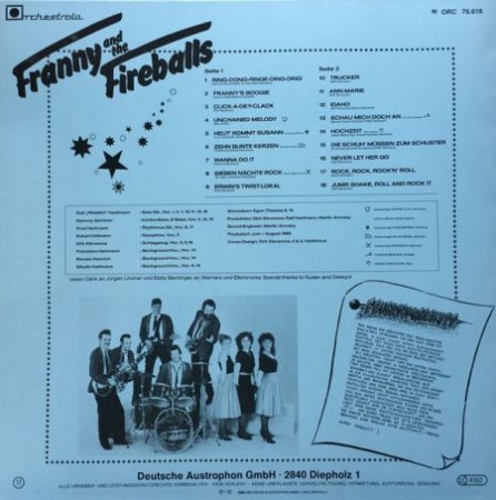 FRANNY AND THE FIREBALLS