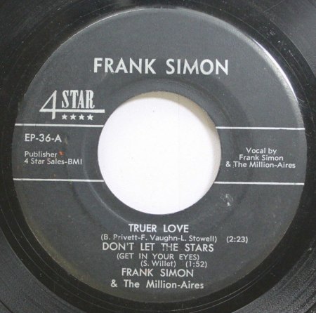 FRANK SIMON "the West Virginia Mountain Boy"