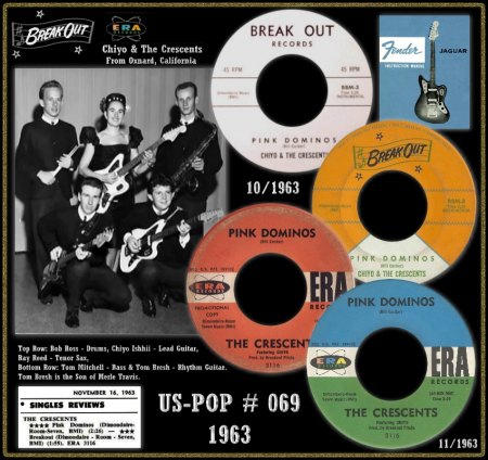 CRESCENTS (CHIYO & THE CRESCENTS) - PINK DOMINOS