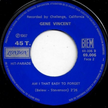GENE VINCENT auf französischer London
