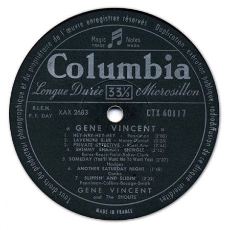 GENE VINCENT LP's