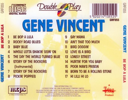 GENE VINCENT CD's