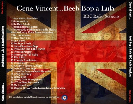 GENE VINCENT CD's
