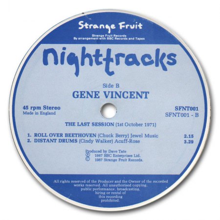 GENE VINCENT - 45 RPM