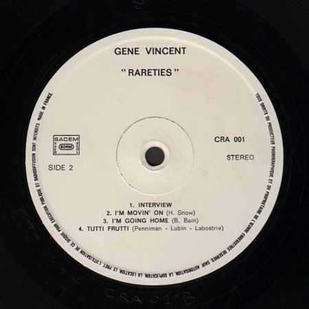 GENE VINCENT LP's