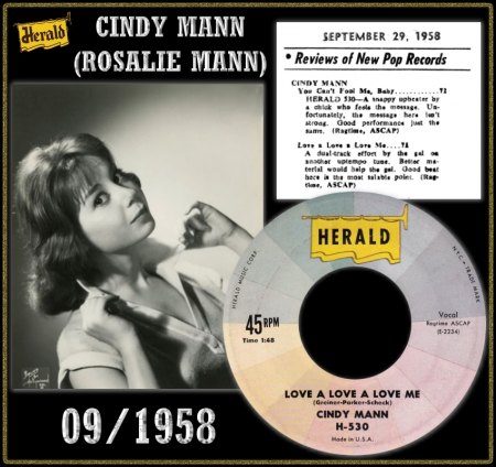 CINDY MANN - LOVE A LOVE A LOVE ME