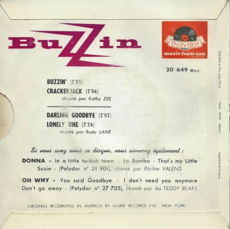 RUSTY LANE - POLYDOR 66 902