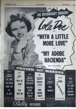 LOLA DEE begann als LOLA AMECHE
