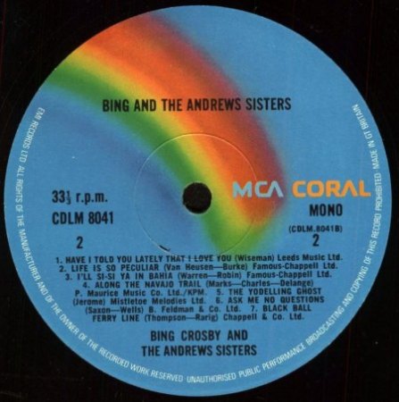 ANDREWS SISTERS