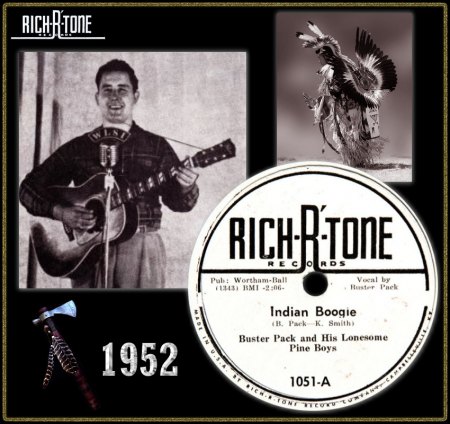 BUSTER PACK & THE LONESOME PINE BOYS - INDIAN BOOGIE