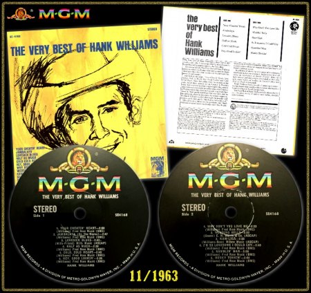 HANK WILLIAMS SR MGM LP SE-4168