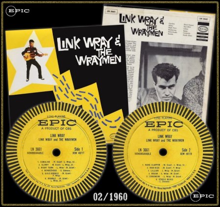 LINK WRAY & THE WRAYMEN EPIC LP LN-3661