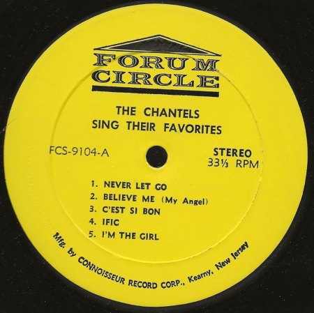 THE CHANTELS (female Doo Wop)