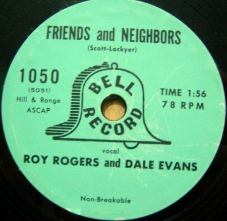 ROY ROGERS (King Of The Cowboys) & Dale Evans